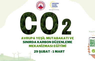 Avrupa Yeşil Mutabakatı Ve Sınırda Karbon Düzenleme Mekanizması Eğitim Duyurusu