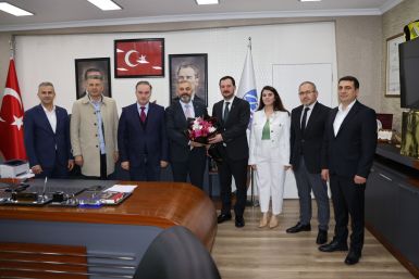 Arsin Belediye Başkanı Hamza Bilgin’e Ziyaret