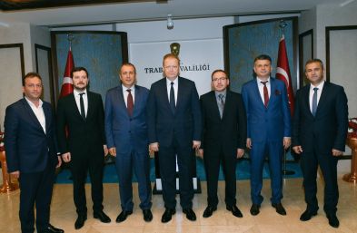 Yönetim Kurulumuz, Trabzon Valisi Sn. Yücel Yavuz U Makamında Ziyaret Etti.