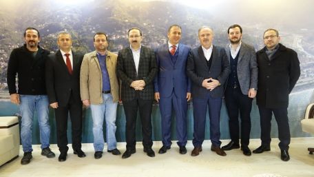 Arsin Osb Yönetimi Ilçe Belediye Başkanlarını Ziyaret Etti