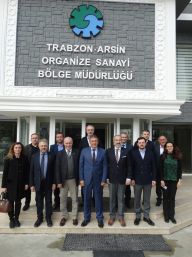 Ktü Mühendislik Fakültesi Dekani Ve Beraberindeki Heyet Arsin Osb Yönetimini Ziyaret Etti.