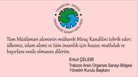 Miraç Kandiliniz Mübarek Olsun