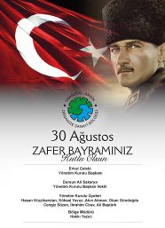30 Ağustos Zafer Bayramınız Kutlu Olsun
