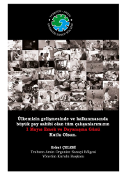 1 Mayıs İşci Bayramı Kutlama