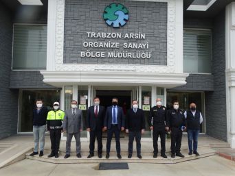 Trabzon İl Emniyet Müdürü Metin Alper Trabzon Arsin Osb’yi Ziyaret Etti