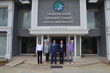 Araklı Kaymakamı Trabzon Arsin Osb’yi Ziyaret Etti