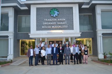 Doğu Karadeniz Sağlık Turizmi Derneği’nden Arsin Osb’ye Plaket