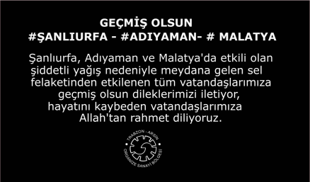 Geçmi̇ş Olsun #şanliurfa - #adiyaman- # Malatya