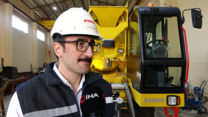 TÜRKIYE'NIN İLK YERLI MOBIL BETON MIKSERI TRABZON ARSIN OSB’DE ÜRETILDI