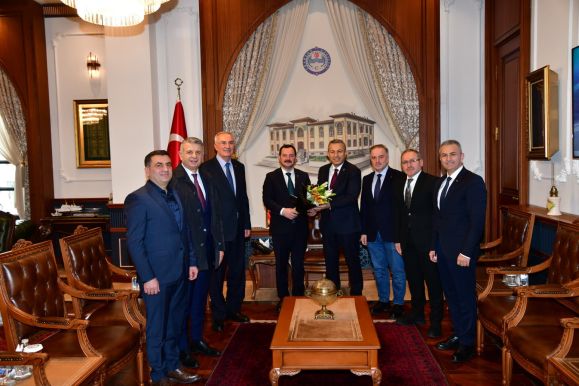 TRABZON VALİSİ TAHİR ŞAHİN’E ZİYARET