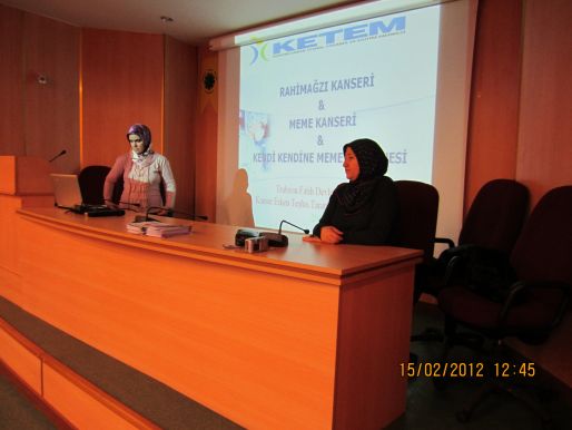 KANSER ERKEN TEŞHIS EĞITIMI GERÇEKLEŞTI.