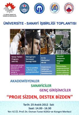 ÜNIVERSITE SANAYI İŞBIRLIĞI TOPLANTISI
