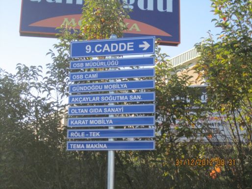 YENI ADRES LEVHALARI