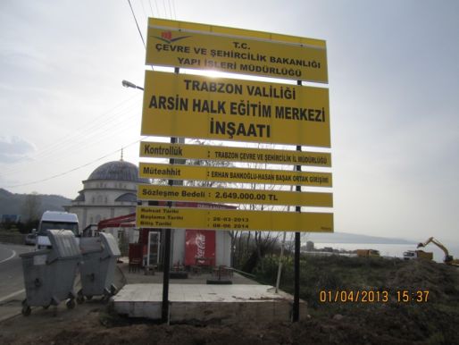 MESLEK LISESI İNŞAATINA  BAŞLANILDI