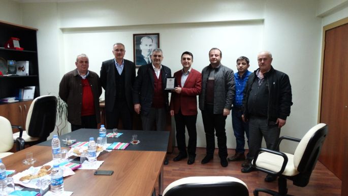 ARSİN GARNİZON KOMUTANI SAİM KAYA' NIN VEDA ZİYARETİ