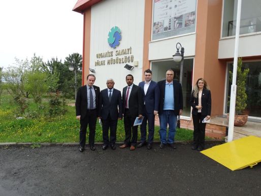 TRABZON ARSİN OSB, ETİYOPYA BÜYÜKELÇİSİ AYALEW GOBEZİE WORKNEH' İ AĞIRLADI.