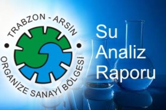 2018 EYLÜL AYI SU ANALİZ RAPORU YAYINLANMIŞTIR