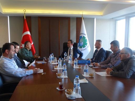 KAYMAKAM GÜVEN’DEN ARSIN OSB’YE NEZAKET ZIYARETI