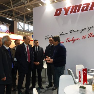 OYMAN MAKİNA, MÜNİH BAUMA FUARINDA