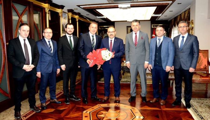 ARSIN OSB’ NIN YENI YÖNETIM KURULUNDAN TRABZON VALISINE ZIYARET