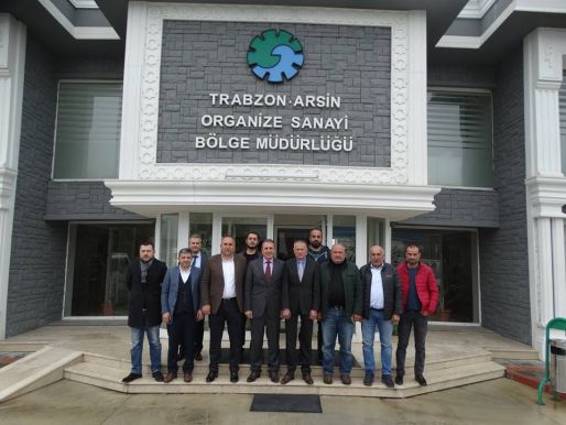 SINIRLI SORUMLU KÜÇÜK SANAYI SITESI YAPI KOOPERATIFI HEYETINDEN TRABZON ARSIN OSB’ YE ZIYARET