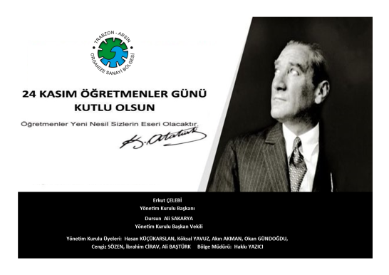24 KASIM ÖĞRETMENLER GÜNÜ