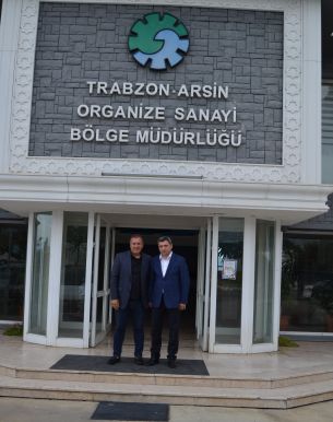AK PARTI ARAKLI İLÇE BAŞKANI ŞABAN BIYIK ARSIN OSB’YI ZIYARET ETTI
