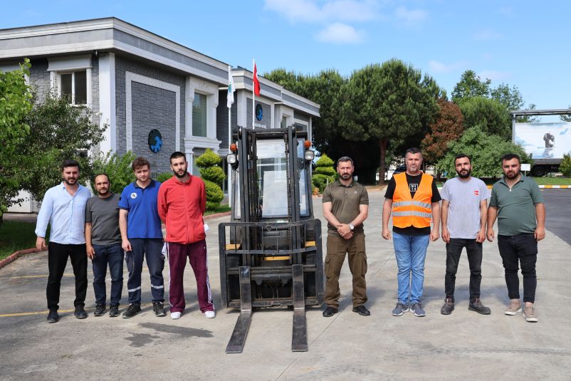 OSB’DEKİ FİRMALARIMIZDA ÇALIŞAN PERSONELLERE, FORKLİFT OPERATÖRLÜĞÜ EĞİTİMİ VERİLDİ