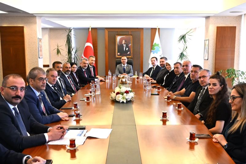 Sanayi ve Teknoloji Bakanı Sayın Mehmet Fatih Kacır ve beraberindeki heyeti misafir ettik
