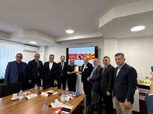 KUZEY MAKEDONYA EKONOMI ODASI VE MAKEDONYA - TÜRKIYE TICARET ODASI’NI ZIYARET ETTIK