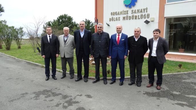 TRABZON AK PARTI MILLETVEKILI ADAY ADAYI PROF.DR.AHMET ULUSOY' UN ARSIN OSB ZIYARETI