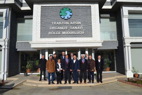 DERSAN KOOPERATİFİ VE TRİOS YÖNETİM KURULU BAŞKANI MEHMET MAŞUK GÜLAÇAR TRABZON ARSİN OSB’Yİ ZİYARET ETTİ