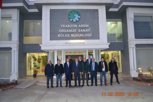 AK PARTİ TRABZON MİLLETVEKİLİ SALİH CORA’DAN TRABZON ARSİN OSB’YE ZİYARET